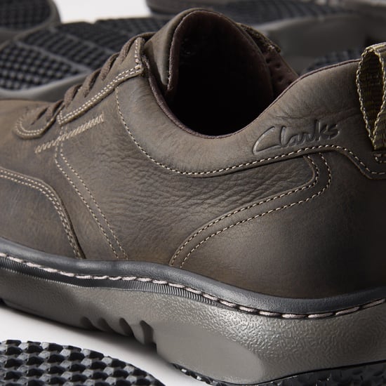 ClarksPro Lace Dark Brn Tumbled Sneakers - Image 5
