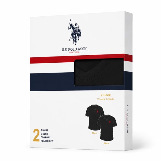 U.S. Polo Assn. Herren V-Neck T-Shirt 2er Pack - Image 5