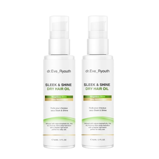 2 x SLEEK & SHINE TROCKENHAARÖL 60ML - Image 1