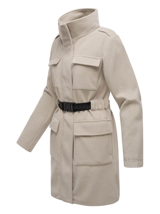 Marikoo Damen Wintermantel Tanokoo mit Stretch-Gürtel - Image 3
