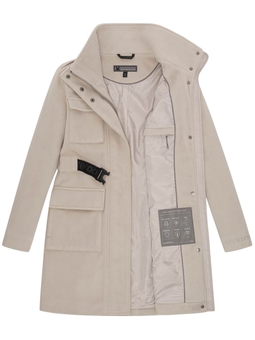 Marikoo Damen Wintermantel Tanokoo mit Stretch-Gürtel - Image 5