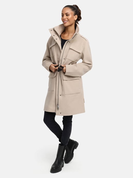 Marikoo Damen Wintermantel Tanokoo mit Stretch-Gürtel - Image 6