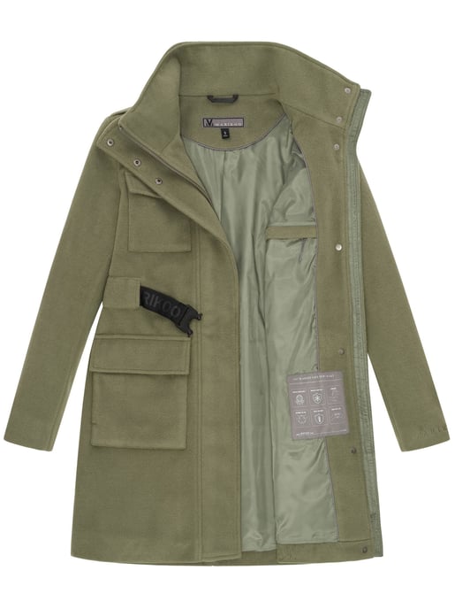 Marikoo Damen Wintermantel Tanokoo mit Stretch-Gürtel - Image 5