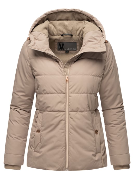 Marikoo Damen Steppjacke mit Fleece-Innenfutter & Kapuze – Alemee - Image 1
