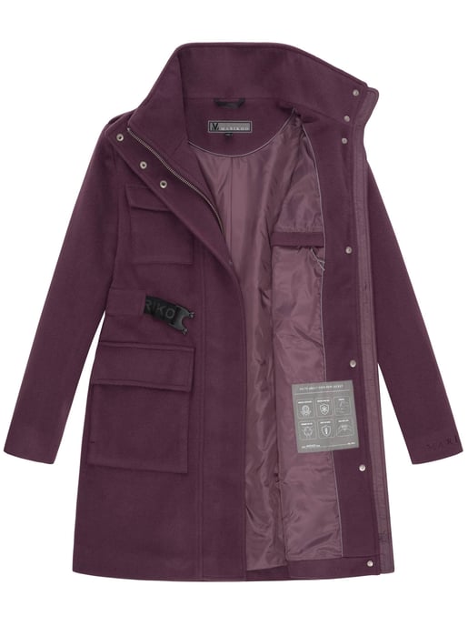 Marikoo Damen Wintermantel Tanokoo mit Stretch-Gürtel - Image 5
