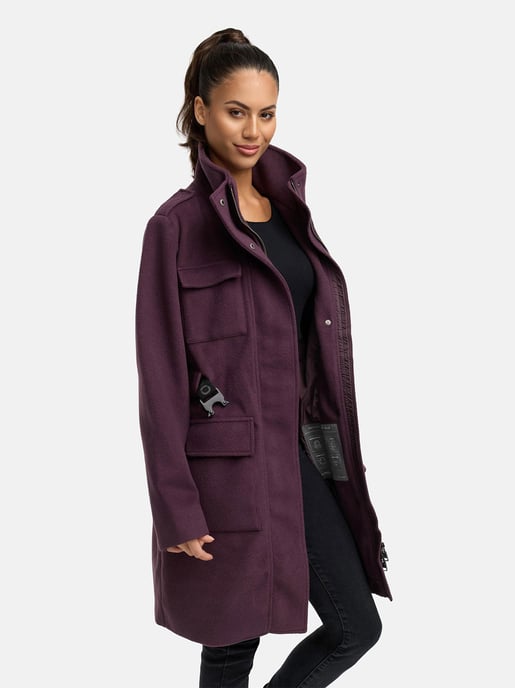 Marikoo Damen Wintermantel Tanokoo mit Stretch-Gürtel - Image 6