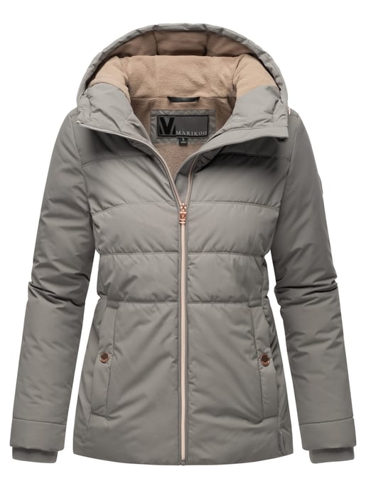 Marikoo Damen Steppjacke mit Fleece-Innenfutter & Kapuze – Alemee - Image 1