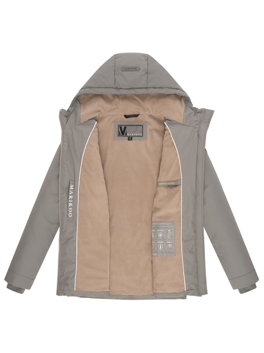 Marikoo Damen Steppjacke mit Fleece-Innenfutter & Kapuze – Alemee - Image 4