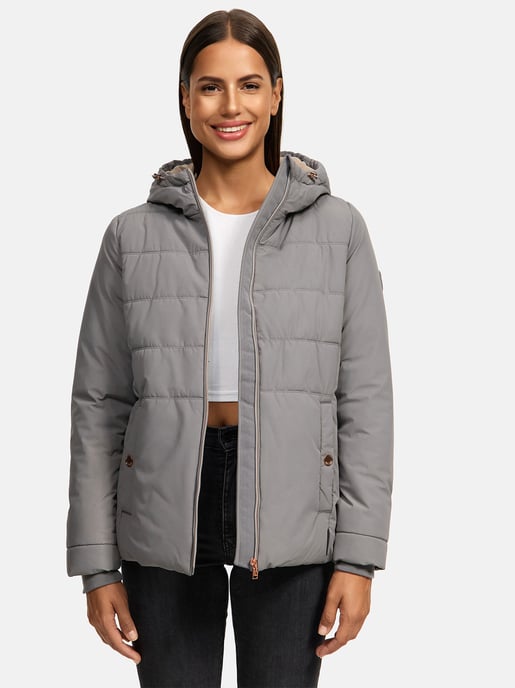 Marikoo Damen Steppjacke mit Fleece-Innenfutter & Kapuze – Alemee - Image 5