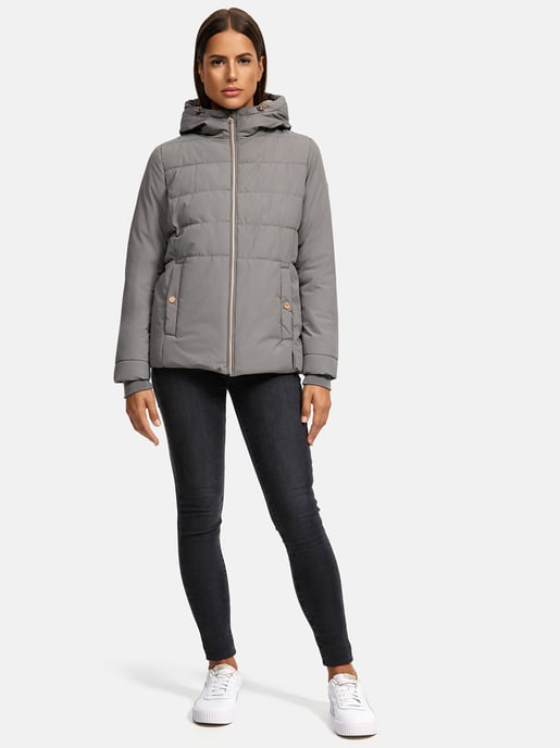 Marikoo Damen Steppjacke mit Fleece-Innenfutter & Kapuze – Alemee - Image 6