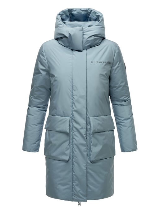 Marikoo Damen Winterjacke mit Magnetverschluss & Kapuze – Nanami - Image 2