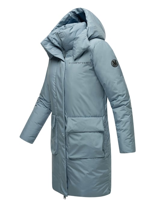 Marikoo Damen Winterjacke mit Magnetverschluss & Kapuze – Nanami - Image 3