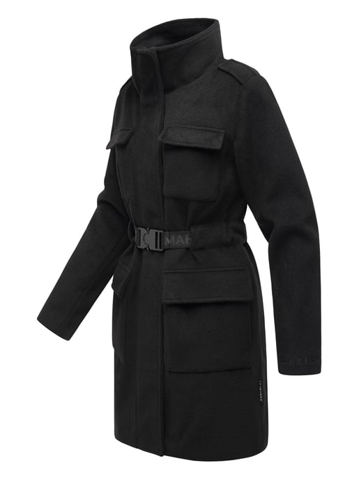Marikoo Damen Wintermantel Tanokoo mit Stretch-Gürtel - Image 3