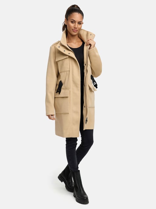 Marikoo Damen Wintermantel Tanokoo mit Stretch-Gürtel - Image 6