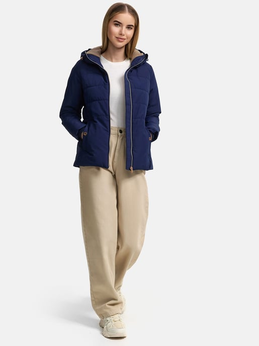 Marikoo Damen Steppjacke mit Fleece-Innenfutter & Kapuze – Alemee - Image 5