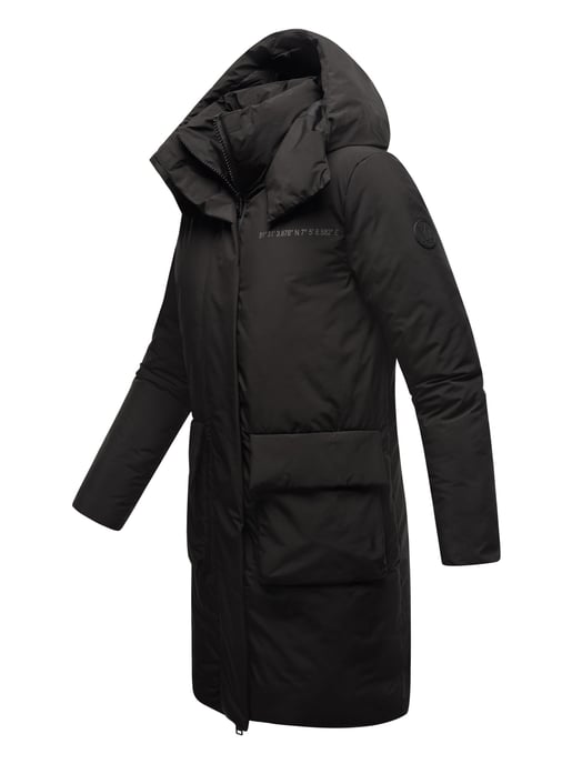 Marikoo Damen Winterjacke mit Magnetverschluss & Kapuze – Nanami - Image 3