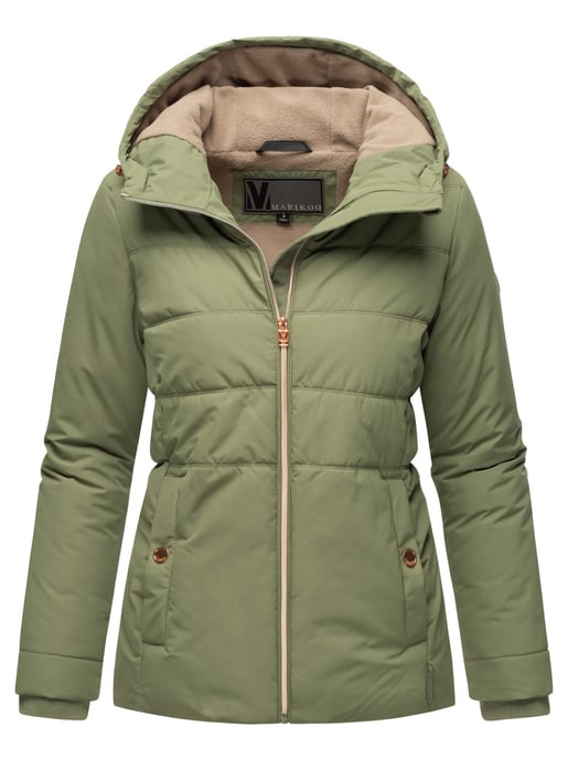 Marikoo Damen Steppjacke mit Fleece-Innenfutter & Kapuze – Alemee - Image 1