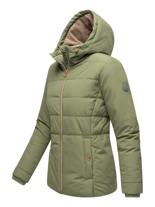 Marikoo Damen Steppjacke mit Fleece-Innenfutter & Kapuze – Alemee - Image 2