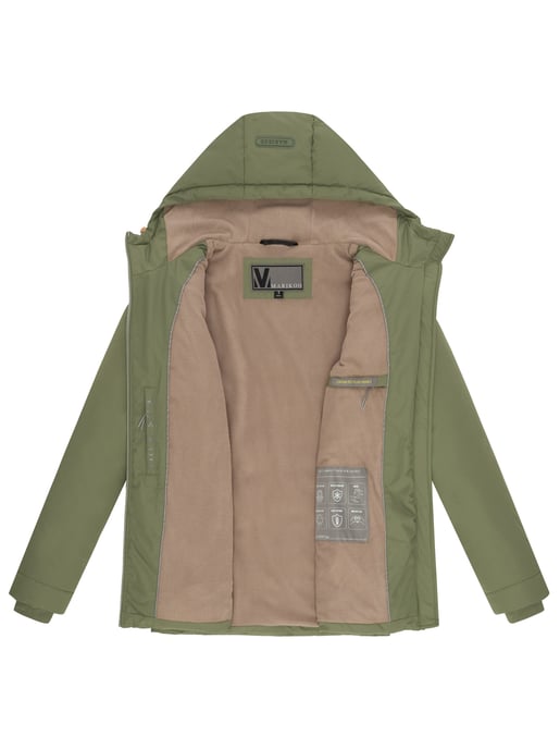 Marikoo Damen Steppjacke mit Fleece-Innenfutter & Kapuze – Alemee - Image 4