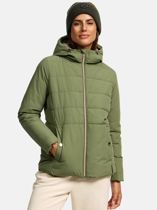 Marikoo Damen Steppjacke mit Fleece-Innenfutter & Kapuze – Alemee - Image 6