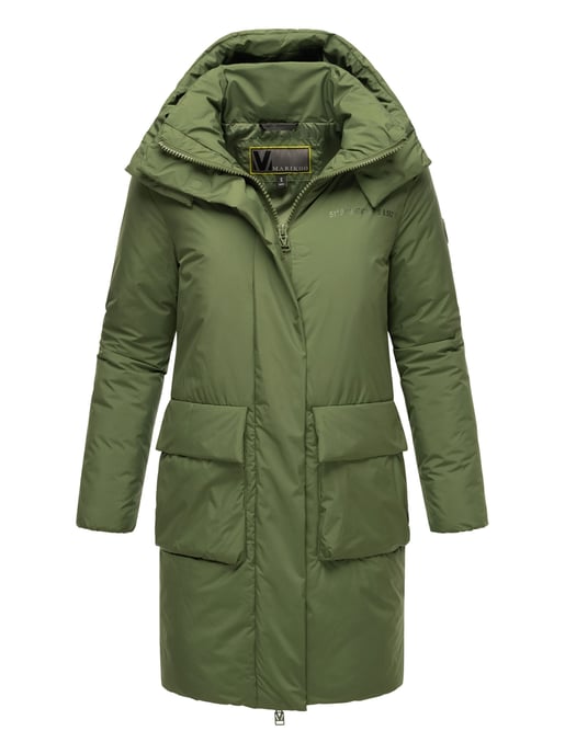 Marikoo Damen Winterjacke mit Magnetverschluss & Kapuze – Nanami - Image 1
