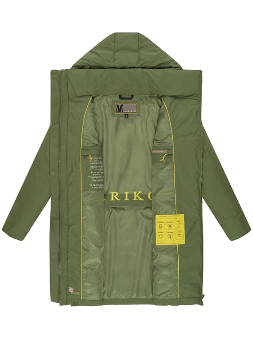 Marikoo Damen Winterjacke mit Magnetverschluss & Kapuze – Nanami - Image 5