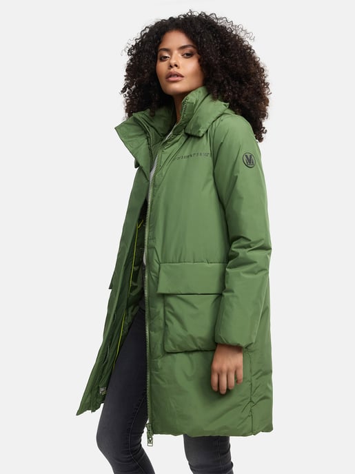 Marikoo Damen Winterjacke mit Magnetverschluss & Kapuze – Nanami - Image 6
