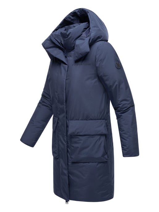 Marikoo Damen Winterjacke mit Magnetverschluss & Kapuze – Nanami - Image 3