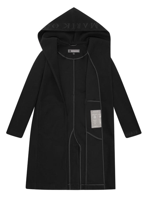 Marikoo Damen Wickelmantel Kailii mit Kapuze - Image 4