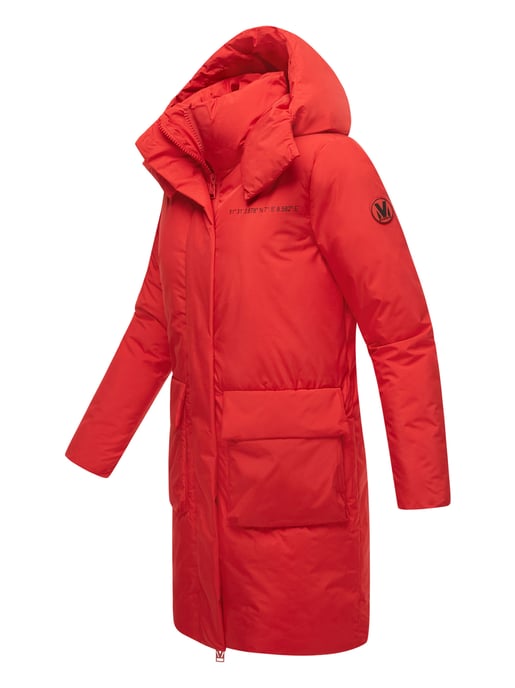Marikoo Damen Winterjacke mit Magnetverschluss & Kapuze – Nanami - Image 3
