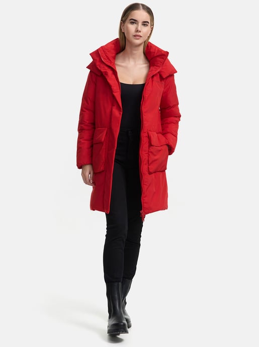 Marikoo Damen Winterjacke mit Magnetverschluss & Kapuze – Nanami - Image 6