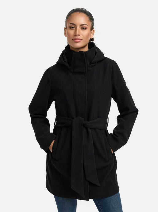 Marikoo Damen Mantel Katalinaa mit Taillengürtel - Image 6