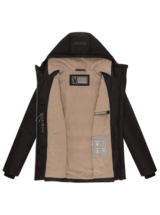 Marikoo Damen Steppjacke mit Fleece-Innenfutter & Kapuze – Alemee - Image 4
