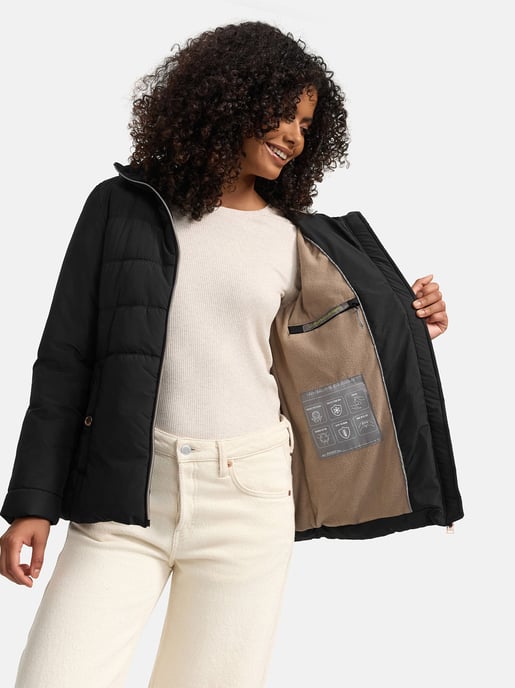 Marikoo Damen Steppjacke mit Fleece-Innenfutter & Kapuze – Alemee - Image 6