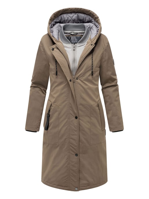 Marikoo Damen Winterjacke Ledalaa mit Kapuze - Image 1
