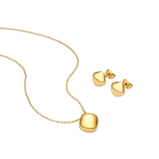 Luxenter Sets mit 18-karätiger Gelbgold-Beschichtung – Redioa - Image 1