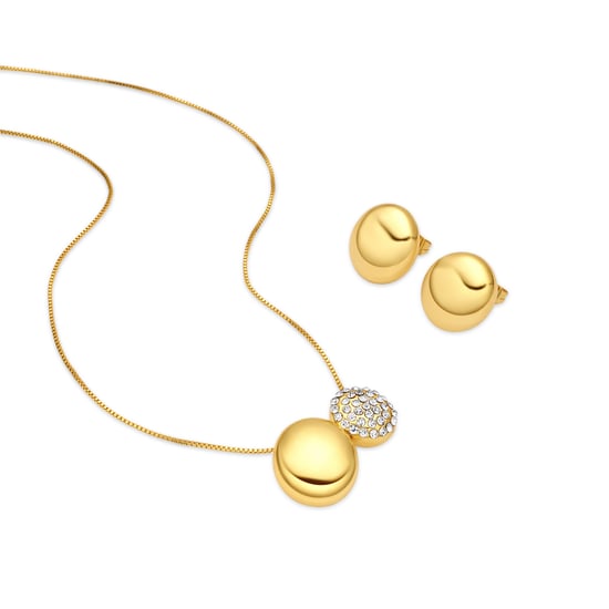 Luxenter Sets aus Zirkonia mit 18-karätigem Gelbgold-Finish – Mupio - Image 1