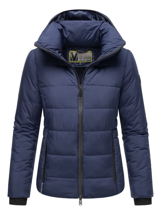Marikoo kurze Damen Steppjacke mit Kapuze & Fleecefutter – Radaa - Image 5