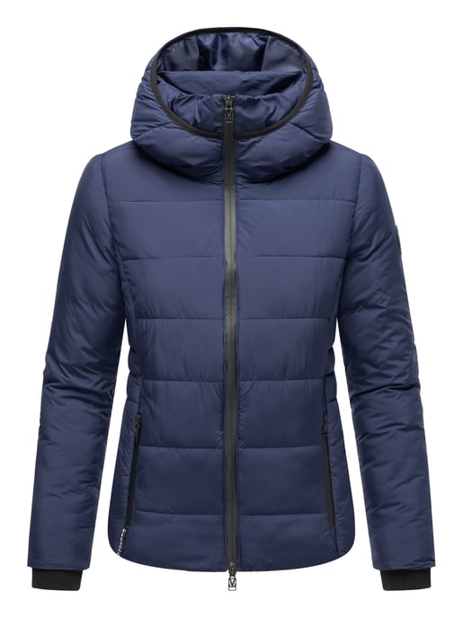 Marikoo kurze Damen Steppjacke mit Kapuze & Fleecefutter – Radaa - Image 6