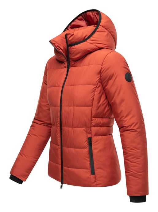 Marikoo kurze Damen Steppjacke mit Kapuze & Fleecefutter – Radaa - Image 6