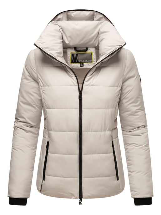 Marikoo kurze Damen Steppjacke mit Kapuze & Fleecefutter – Radaa - Image 5