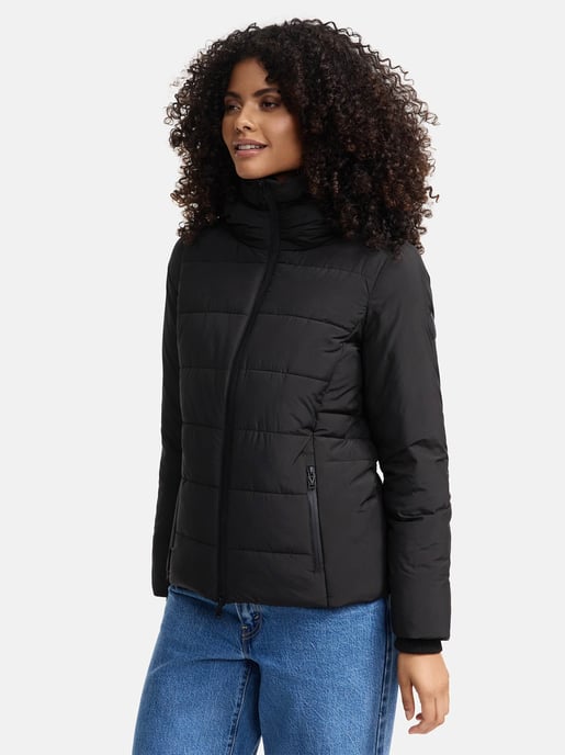 Marikoo kurze Damen Steppjacke mit Kapuze & Fleecefutter – Radaa - Image 3