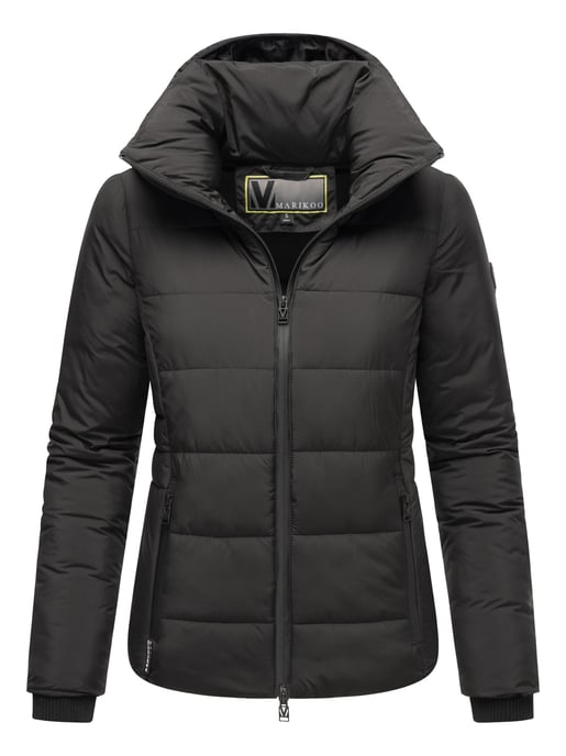 Marikoo kurze Damen Steppjacke mit Kapuze & Fleecefutter – Radaa - Image 5