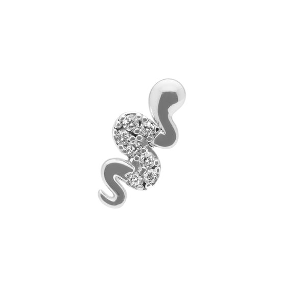 Luxenter Piercing mit funkelndem Zirkonia, veredelt mit 925er Sterlingsilber – Camum - Image 1