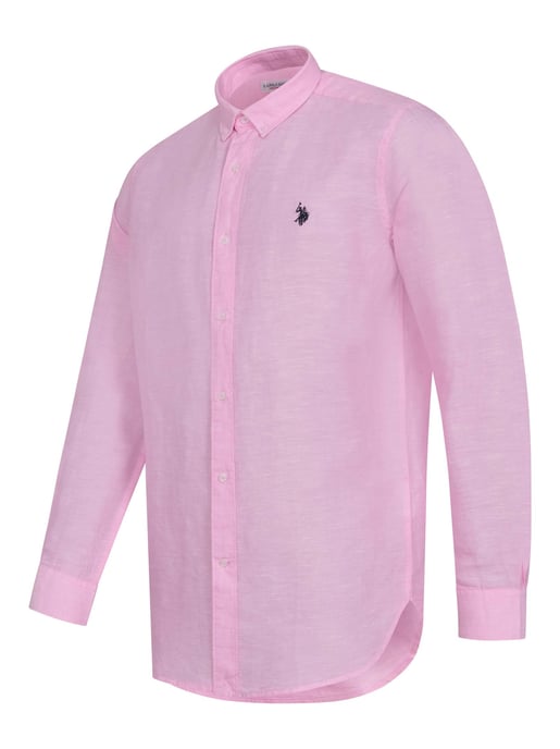 U.S. Polo Assn. Herren Leinenhemd aus Leinen-Baumwollmix - Image 2