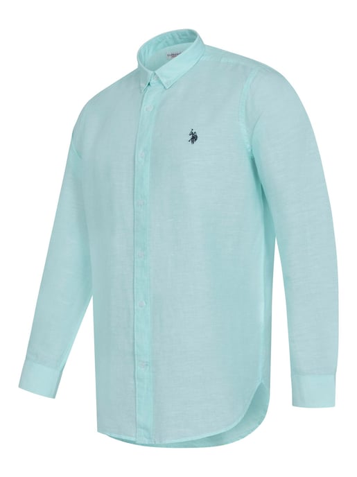 U.S. Polo Assn. Herren Leinenhemd aus Leinen-Baumwollmix - Image 2