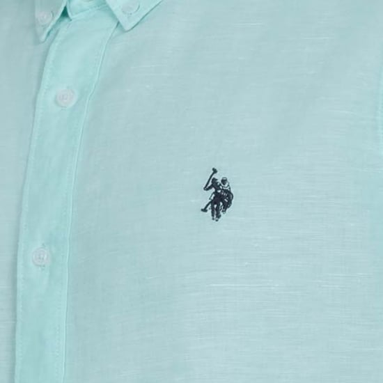 U.S. Polo Assn. Herren Leinenhemd aus Leinen-Baumwollmix - Image 4