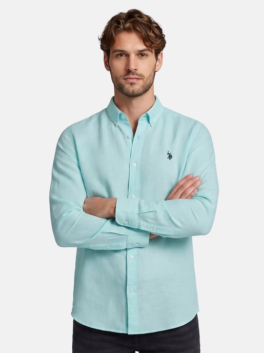U.S. Polo Assn. Herren Leinenhemd aus Leinen-Baumwollmix - Image 6