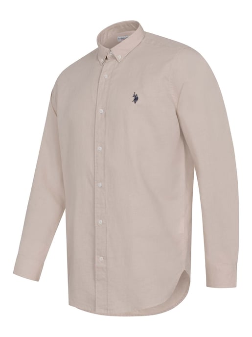 U.S. Polo Assn. Herren Leinenhemd aus Leinen-Baumwollmix - Image 2