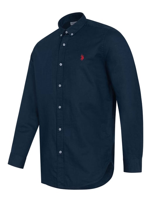 U.S. Polo Assn. Herren Leinenhemd aus Leinen-Baumwollmix - Image 2